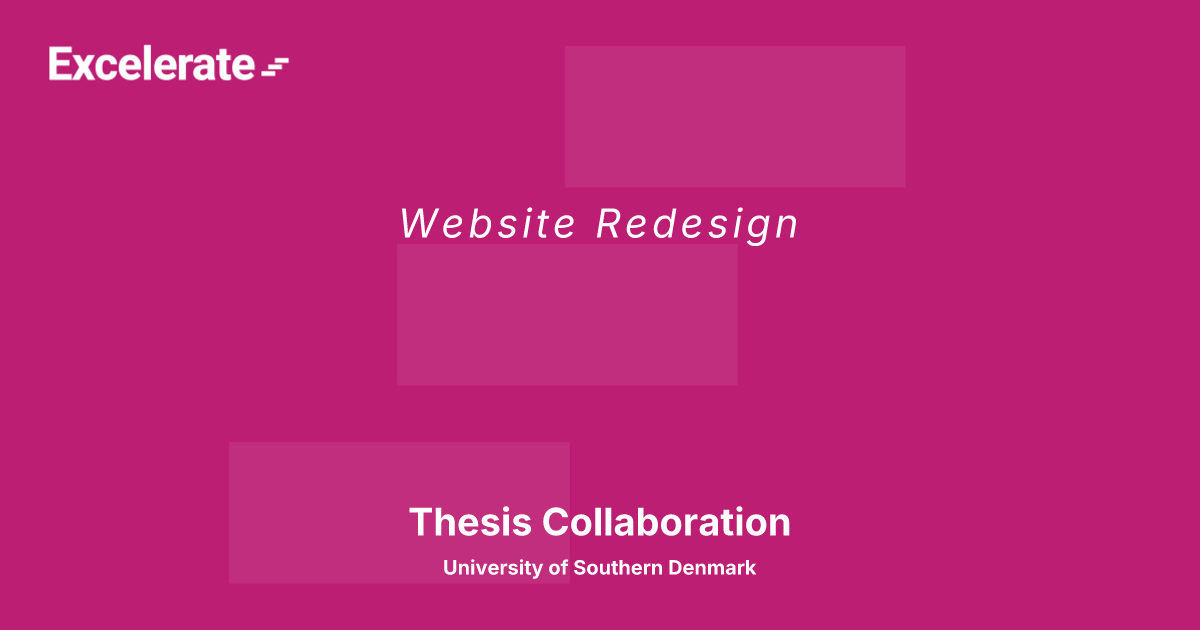 Website Redesign | Excelerate.dk
